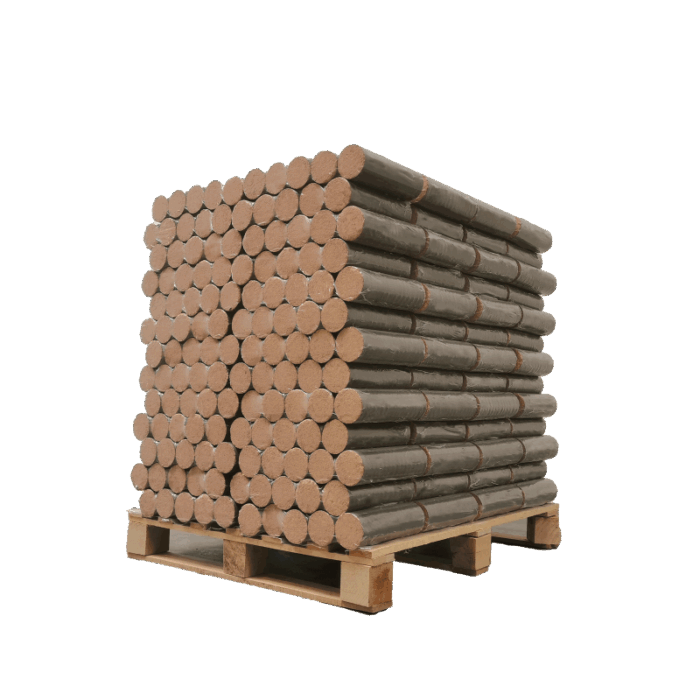 Bûches compressées 100% hêtre - Palette de 1040kg – Image 1