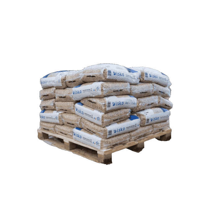 Demi-palette de granulés de bois ISKO - 35 sacs – Image 1